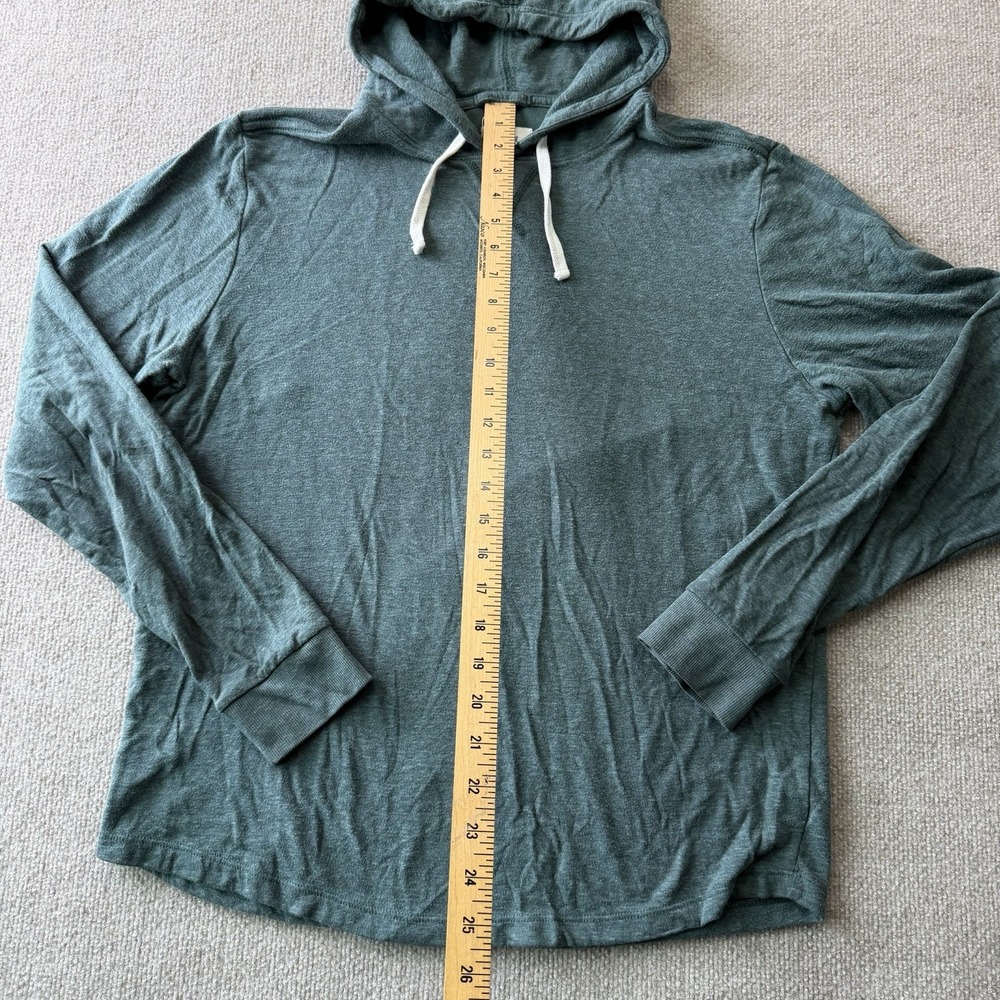 Marine Layer Pullover Shirt Hoodie Lightweight Teal Men's Size Large - Picture 3 of 8